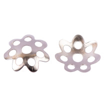 " Zlatka" Розетка для бус DR- 012/ 5 7 мм 5 шт №02 под никель