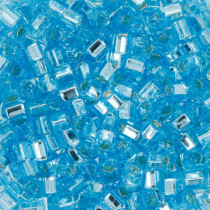 Бисер Япония "TOHO" CUBE 1.5 мм 5 г №0023 св.голубой
