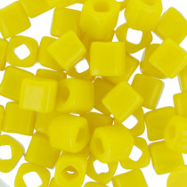 Бисер Япония "TOHO" CUBE 4 мм 5 г №0042 лимонный