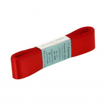 Лента атласная 25 мм ( 1 ") "Gamma" ФАСОВКА 5.4 м №065 красный